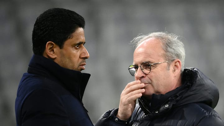 Nasser Al Khelaifi et Luis Campos, PSG