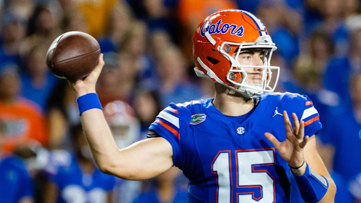 Florida Gators quarterback Graham Mertz