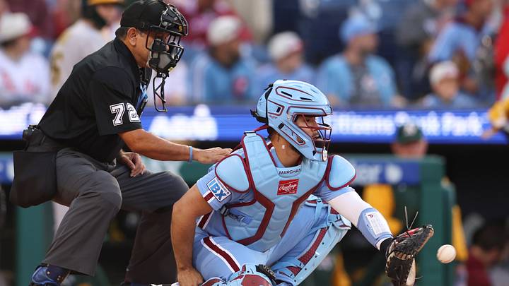 Philadelphia Phillies catcher Rafael Marchan.