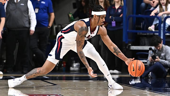 Gonzaga is a massive favorite against Santa Clara on Thursday night.