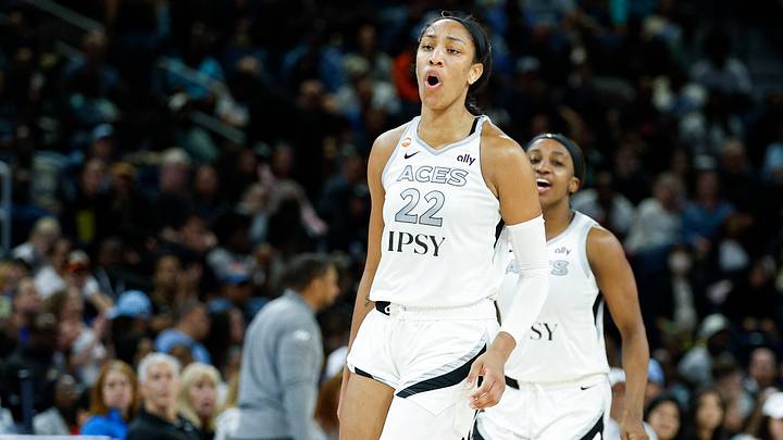 Las Vegas Aces center A'ja Wilson is favored to win MVP. Las Vegas Aces center A'ja Wilson is favored to win MVP.