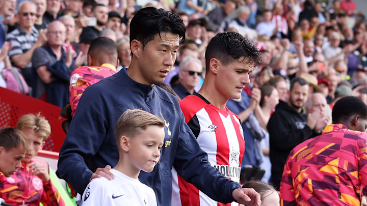 Son Heung-min led Tottenham out at Brentford