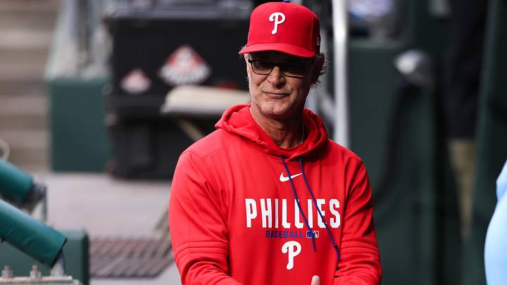 Apr 29, 2026; Philadelphia, Pennsylvania, USA; Philadelphia Phillies interim manager Don Mattingly before a game against the San Francisco Giants at Citizens Bank Park. Apr 29, 2026; Philadelphia, Pennsylvania, USA; Philadelphia Phillies interim manager Don Mattingly before a game against the San Francisco Giants at Citizens Bank Park.