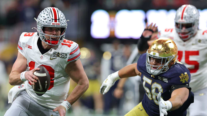 2025 CFP National Championship Presented by AT&T- Ohio State v Notre Dame