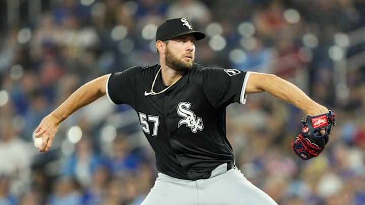 Chicago White Sox pitcher Adrian Houser Chicago White Sox pitcher Adrian Houser