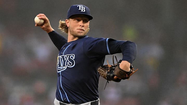 Tampa Bay Rays starting pitcher Shane Baz has led the team to wins in each of his last seven starts.
