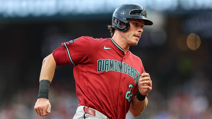 Aug 15, 2026; Cumberland, Georgia, USA; Arizona Diamondbacks left fielder Max Kepler (22) rounds third base before scoring a run against the Atlanta Braves in the second inning at Truist Park. Mandatory Credit: Colin Hubbard-Imagn Images Aug 15, 2026; Cumberland, Georgia, USA; Arizona Diamondbacks left fielder Max Kepler (22) rounds third base before scoring a run against the Atlanta Braves in the second inning at Truist Park. Mandatory Credit: Colin Hubbard-Imagn Images