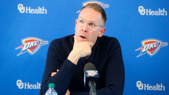 Thunder general manager Sam Presti said \"we   ll try to get some more people there for the G League if that   s the key.\"

jump