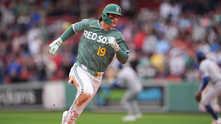 Sep 25, 2026; Boston, Massachusetts, USA; Boston Red Sox left fielder Roman Anthony (19) runs out a triple against the Chicago Cubs during the seventh inning at Fenway Park. Mandatory Credit: Gregory Fisher-Imagn Images Sep 25, 2026; Boston, Massachusetts, USA; Boston Red Sox left fielder Roman Anthony (19) runs out a triple against the Chicago Cubs during the seventh inning at Fenway Park. Mandatory Credit: Gregory Fisher-Imagn Images