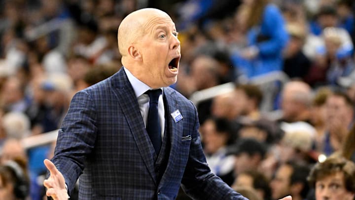 Jan 30, 2025; Los Angeles, California, USA; UCLA Bruins head coach Mick Cronin reacts during the second half against the Oregon Ducks at Pauley Pavilion presented by Wescom. Mandatory Credit: Alex Gallardo-Imagn Images Jan 30, 2025; Los Angeles, California, USA; UCLA Bruins head coach Mick Cronin reacts during the second half against the Oregon Ducks at Pauley Pavilion presented by Wescom. Mandatory Credit: Alex Gallardo-Imagn Images
