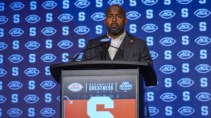 First-year head coach Fran Brown wants to get Syracuse football back to the eras when 'Cuse competed for national titles.