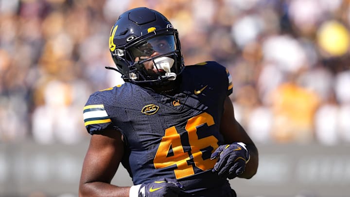Cal linebacker Aaron Hampton Cal linebacker Aaron Hampton