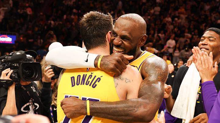James and Dončić became teammates after the Dallas Mavericks traded Dončić to the Lakers in February 2025.