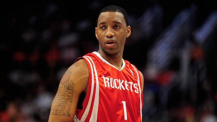 Mar. 22, 2008; Phoenix, AZ, USA; Houston Rockets guard (1) Tracy McGrady against the Phoenix Suns at the US Airways Center. Mandatory Credit: Mark J. Rebilas-USA TODAY Sports Mar. 22, 2008; Phoenix, AZ, USA; Houston Rockets guard (1) Tracy McGrady against the Phoenix Suns at the US Airways Center. Mandatory Credit: Mark J. Rebilas-USA TODAY Sports