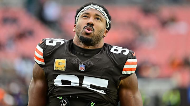 Cleveland Browns defensive end Myles Garrett