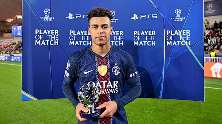 Désiré Doué homme du match face à l'AS Monaco