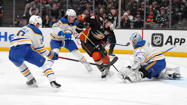 Jan 23, 2024; Anaheim, California, USA; Anaheim Ducks center Adam Henrique (14) shoots the puck