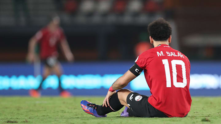 Mo Salah am Boden Mo Salah am Boden