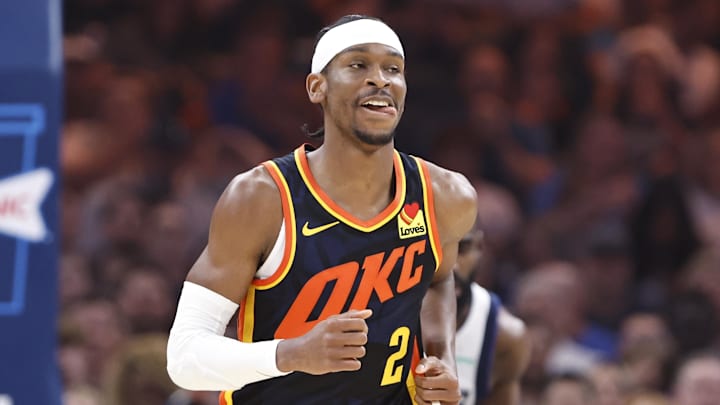 Oklahoma City Thunder guard Shai Gilgeous-Alexander (2).