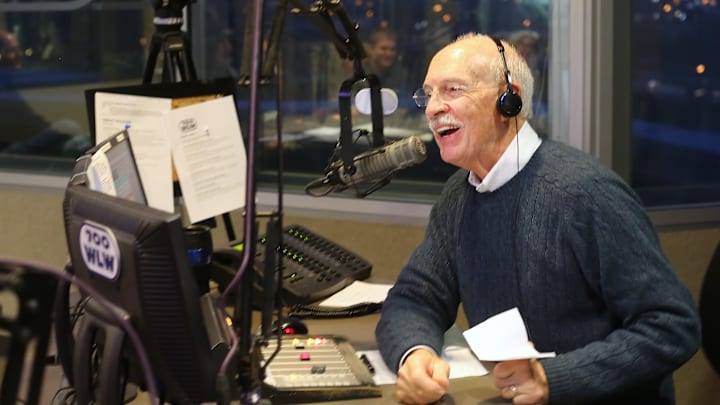 Jim Scott, 700 WLW-AM morning radio host for 47 years, did his final show with a packed room of family and friends. Cincinnati Mayor John Cranley declared it Jim Scott Day.
Friday, April 3, 2015 Jim Scott, 700 WLW-AM morning radio host for 47 years, did his final show with a packed room of family and friends. Cincinnati Mayor John Cranley declared it Jim Scott Day.
Friday, April 3, 2015