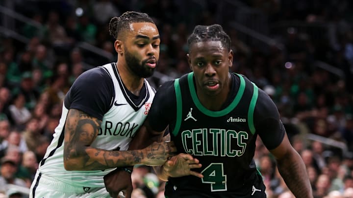 Boston Celtics, Brooklyn Nets, Joe Mazzulla, Jrue Holiday, Baylor Scheierman