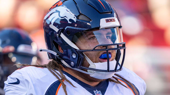 Denver Broncos guard Quinn Meinerz