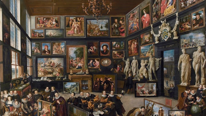 Willem van Haecht. 'The Gallery of Cornelis van der Geest, 1628.' Found in the Collection of Rubenshuis.