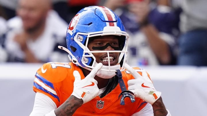Denver Broncos wide receiver Troy Franklin