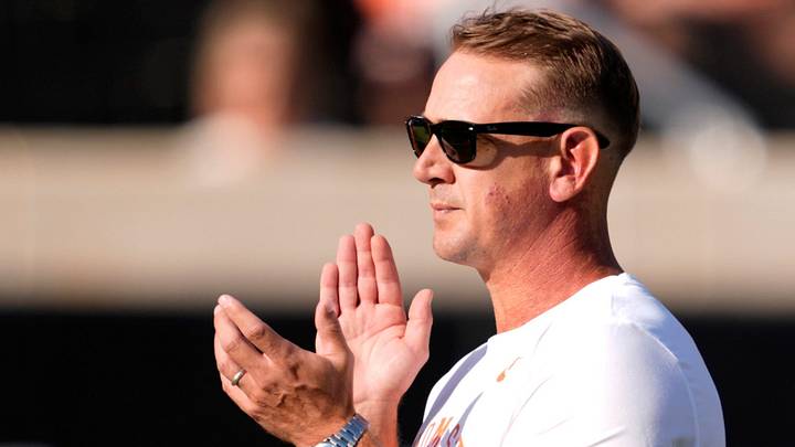 Oklahoma State head coach Eric Morris. Oklahoma State head coach Eric Morris.