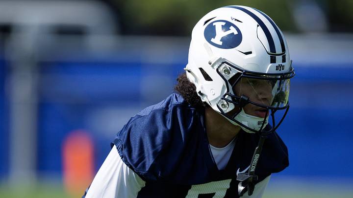 BYU safety Kennan Pula on day one of Fall Camp BYU safety Kennan Pula on day one of Fall Camp