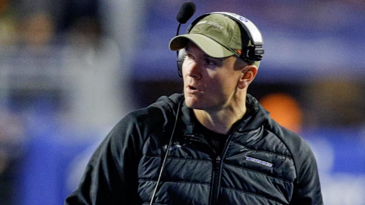 Boise State Broncos head coach Spencer Danielson.