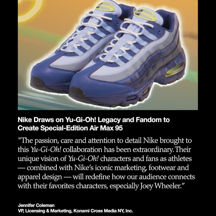 Nike Air Max 95 フィギュア The Nike Air Max 95 Steps Into the Yu-Gi-Oh! Universe