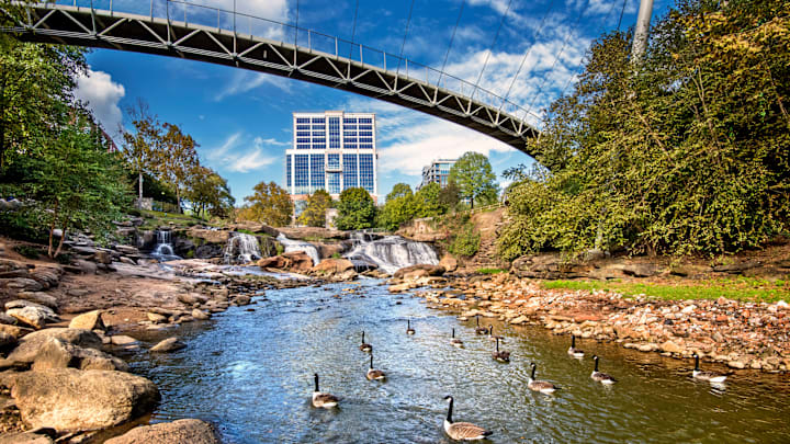 Falls Park on The Reedy, Greenville, South Carolina
