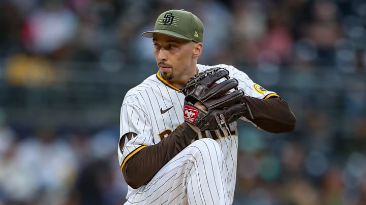 2023 San Diego Padres starting pitcher Blake Snell