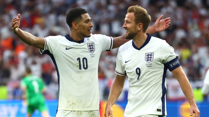 Bellingham e Harry Kane são os artilheiros da Inglaterra