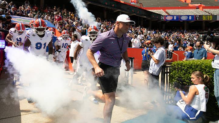 Florida head coach Jon Sumrall will make his head-coaching debut with the Gators on Saturday, but it won't be the first time he will be on the field for a game in the Swamp. Florida head coach Jon Sumrall will make his head-coaching debut with the Gators on Saturday, but it won't be the first time he will be on the field for a game in the Swamp.