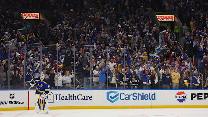 Enterprise Center full of energy during the Blues home playoff games