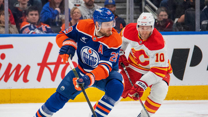 Calgary Flames v Edmonton Oilers