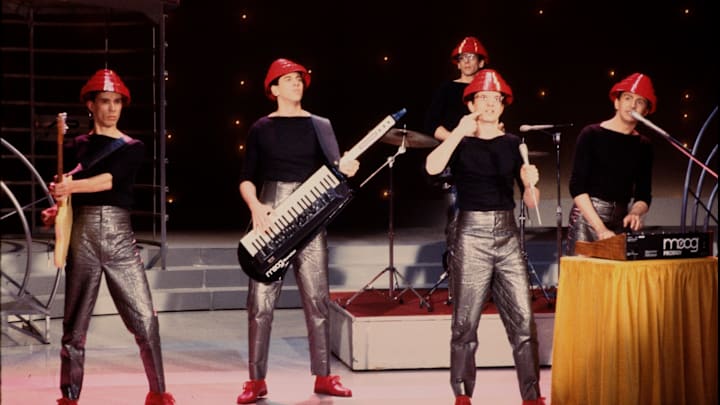 Devo in Music File Photos 1980s