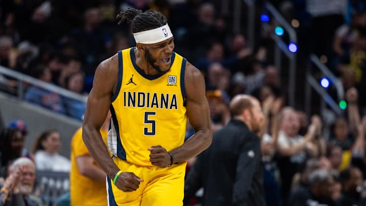 Indiana Pacers forward Jarace Walker (5).