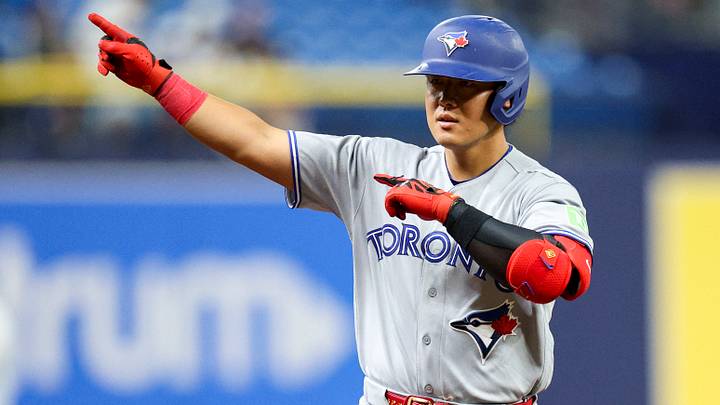 Toronto Blue Jays rookie Kazuma Okamoto. Credit: Nathan Ray Seebeck-Imagn Images Toronto Blue Jays rookie Kazuma Okamoto. Credit: Nathan Ray Seebeck-Imagn Images
