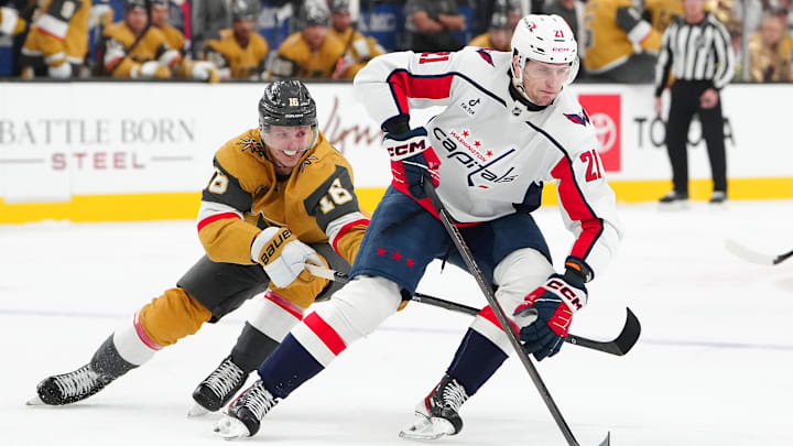 Pavel Dorofeyev and Aliaksei Protas during the first period. Pavel Dorofeyev and Aliaksei Protas during the first period.