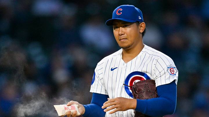 Sep 22, 2026; Chicago, Illinois, USA; Chicago Cubs pitcher Shota Imanaga (18) warms up on the mound prior to a game against the Miami Marlins at Wrigley Field. Mandatory Credit: Patrick Gorski-Imagn Images Sep 22, 2026; Chicago, Illinois, USA; Chicago Cubs pitcher Shota Imanaga (18) warms up on the mound prior to a game against the Miami Marlins at Wrigley Field. Mandatory Credit: Patrick Gorski-Imagn Images