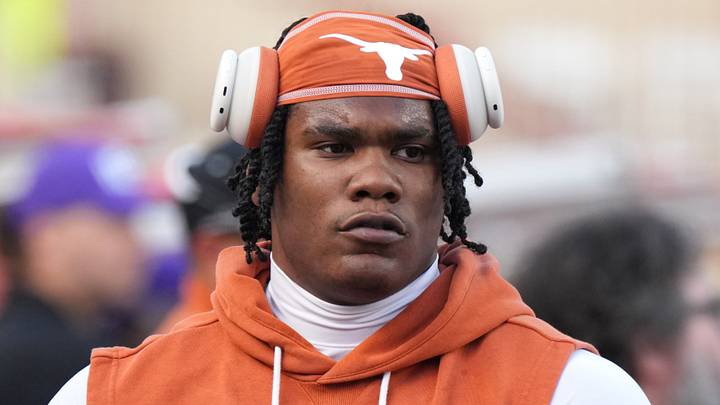 Texas Longhorns linebacker Rasheem Biles (3) before a game against the Mississippi Rebels at Darrell K Royal-Texas Memorial Stadium. Texas Longhorns linebacker Rasheem Biles (3) before a game against the Mississippi Rebels at Darrell K Royal-Texas Memorial Stadium.