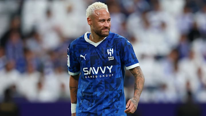 Neymar disputou apenas duas partidas em 2024