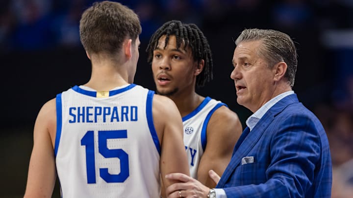 John Calipari, Reed Sheppard, D.J. Wagner, Kentucky