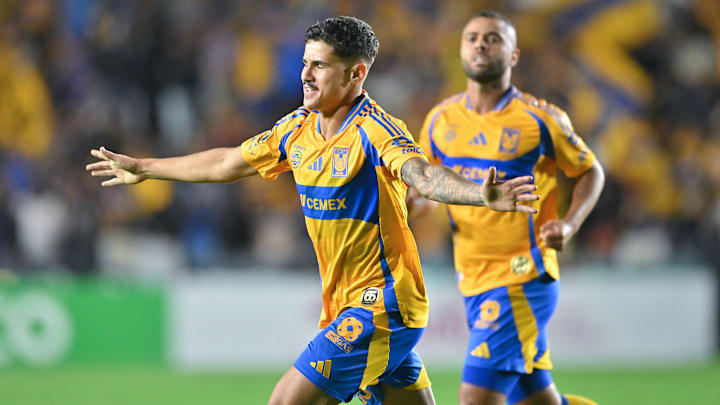 El brasileño Rómulo Zwarg convirtió su primer tanto con la casaca de Tigres que significó el pase a las semifinales de Concachampions