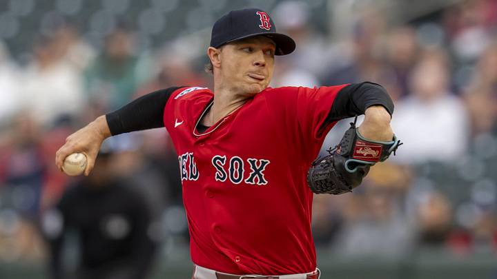 Apr 14, 2026; Minneapolis, Minnesota, USA; Boston Red Sox starting pitcher Sonny Gray (54) delivers a pitch against the Minnesota Twins in the first inning at Target Field. Mandatory Credit: Jesse Johnson-Imagn Images Apr 14, 2026; Minneapolis, Minnesota, USA; Boston Red Sox starting pitcher Sonny Gray (54) delivers a pitch against the Minnesota Twins in the first inning at Target Field. Mandatory Credit: Jesse Johnson-Imagn Images