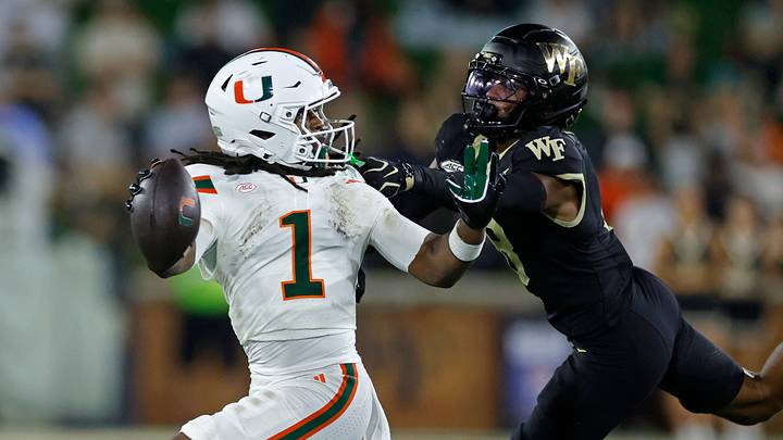 COLLEGE FOOTBALL: SEP 18 Miami at Wake Forest