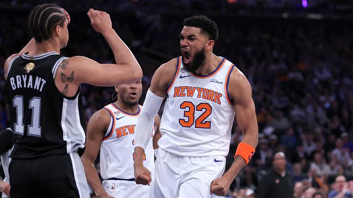 The New York Knicks and center Karl-Anthony Towns are underdogs in Game 5. The New York Knicks and center Karl-Anthony Towns are underdogs in Game 5.